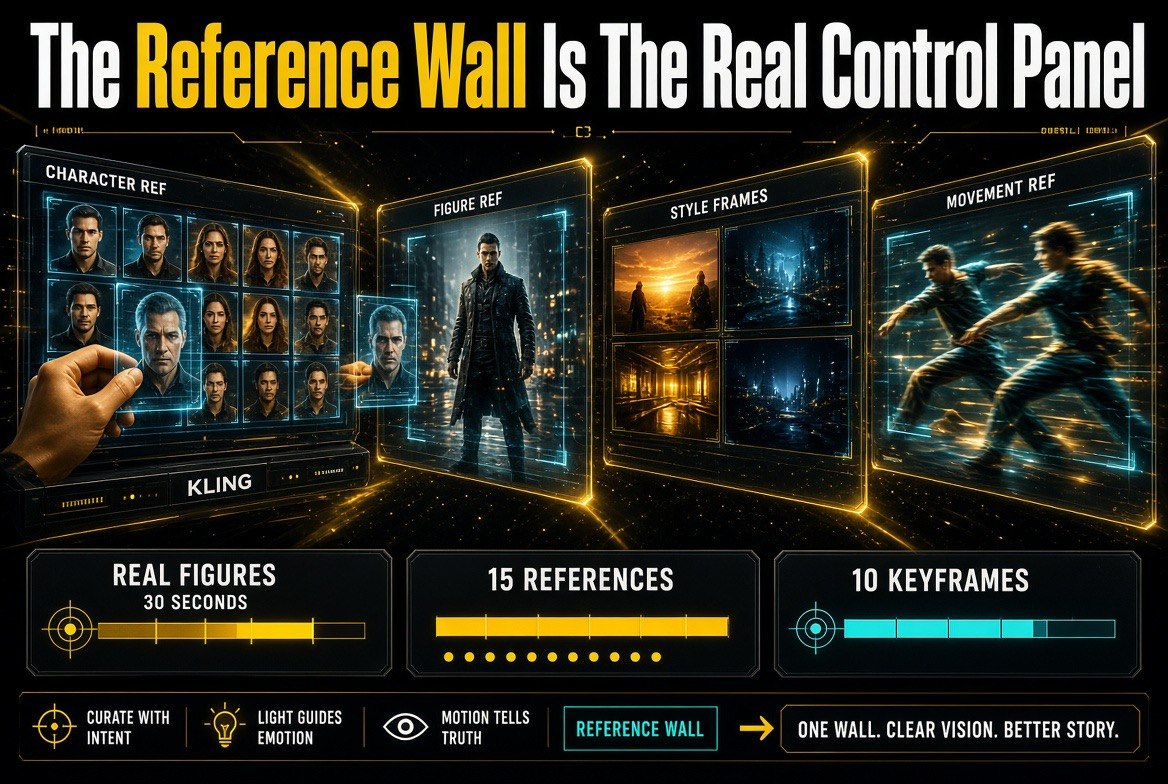 The reference wall is the real control panel
