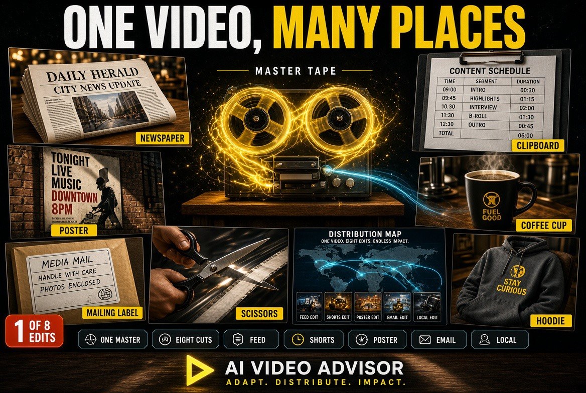 ONE VIDEO, MANY PLACES
