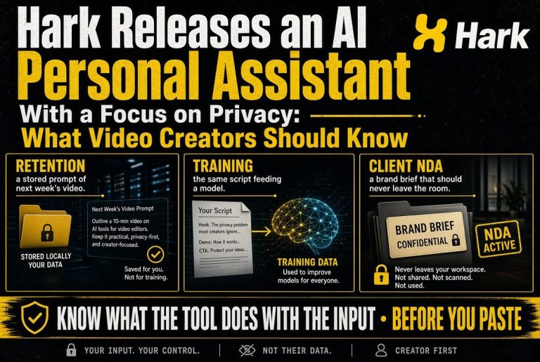 Hark Releases an AI Personal Assistant With a Focus on Privacy: What Video Creators Should Know
